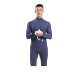 [Handsome Средний воротник] Темно-синий Синий