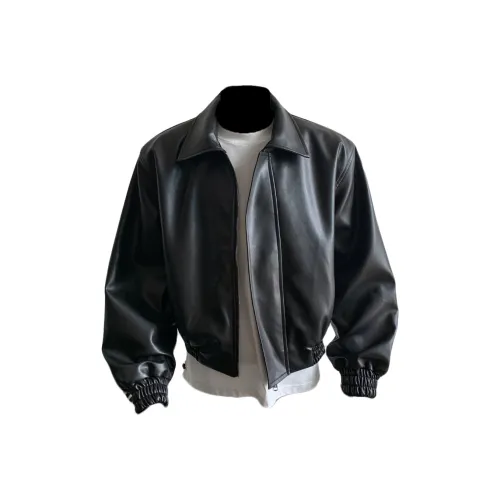 Yaoqi Черный Унисекс Кожаные куртки