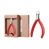 Улучшенный кусачик для ногтей с заостренным концом * Красный [Легко режет толстые и твердые ногти]