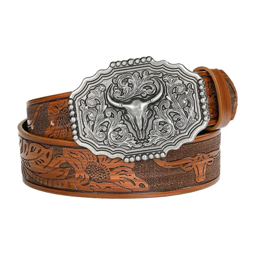 66ROUTE 66 Ремни из ПУ (полиуретана) Мужской 3,5 см