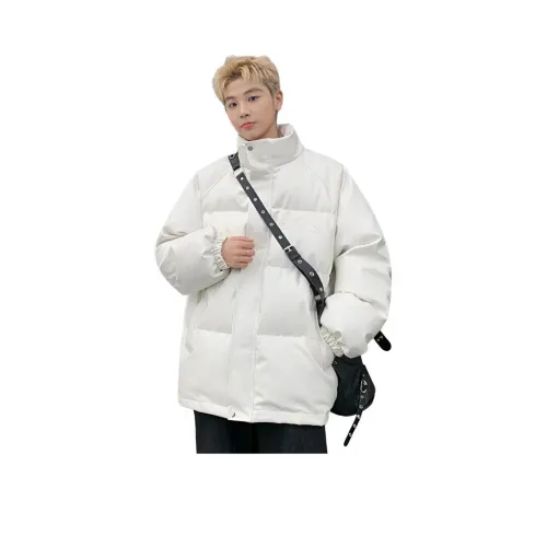 BONAS Белый Мужской Пуховик
