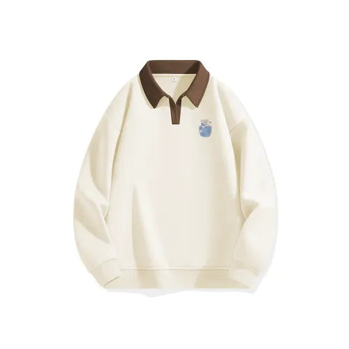 Хлопок Мультяшный Свитшот Унисекс