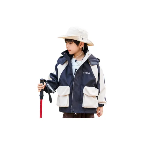 GOYN Черное пальто с флисовой подкладкой унисекс ветровка