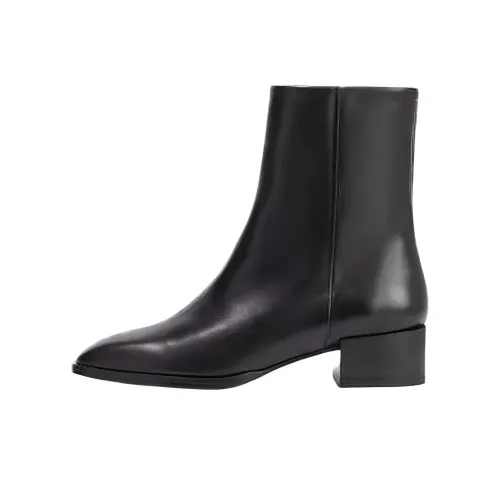 Aeyde Lee Черный Голень Ботильоны 4CM Женские Черный