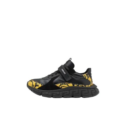 VERSACE Trigreca Низкий Топ Kids Lifestyle Shoes Черный Детский