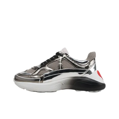 LOVE MOSCHINO Низкий топ Повседневная обувь Женская Черный Серый