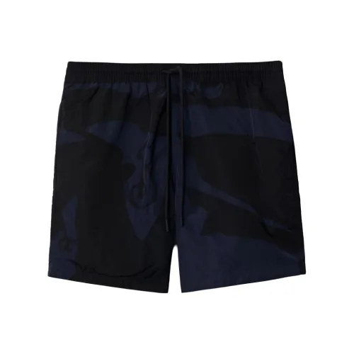 Burberry SS24 Пляжные шорты Мужские Морской синий