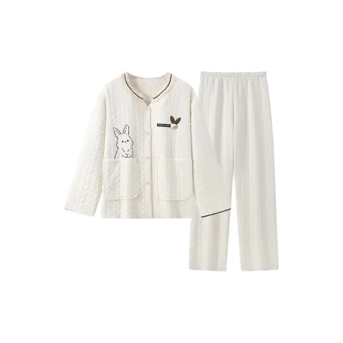 XIAOLIZI Cute Bunny Женские Пижамные Комплекты