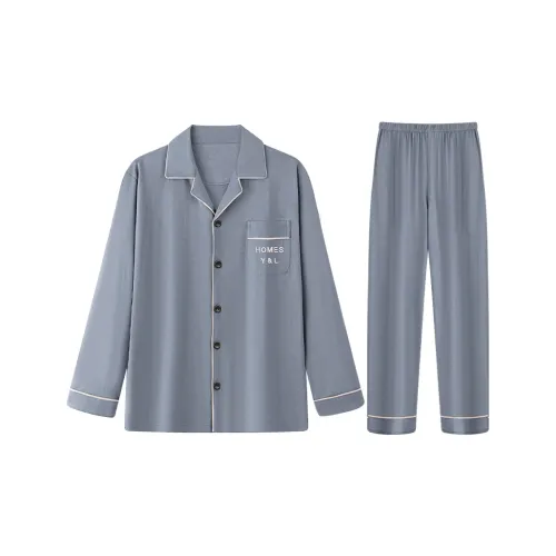 Lan Miao JH 100% хлопок Мужской 8518 Мужской Пижамные комплекты