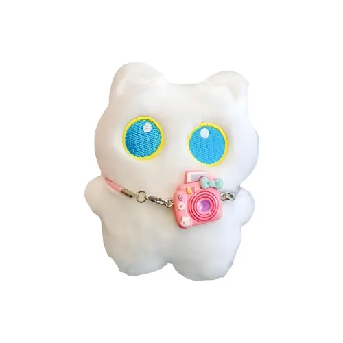 Pampered Journal Милый Фототехника Большеглазый Черный Кот Кукла Плюшевая Подвеска 10 см Рекомендуемый Рост