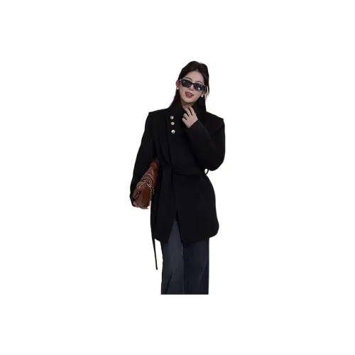 XIANSINIAO Черное Женское Пальто