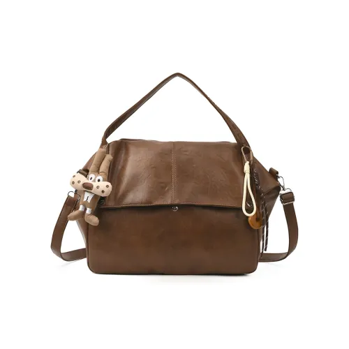 Three Ducklings ПУ (полиуретан) Сумка через плечо Женская Коричневый Черный Кофейный