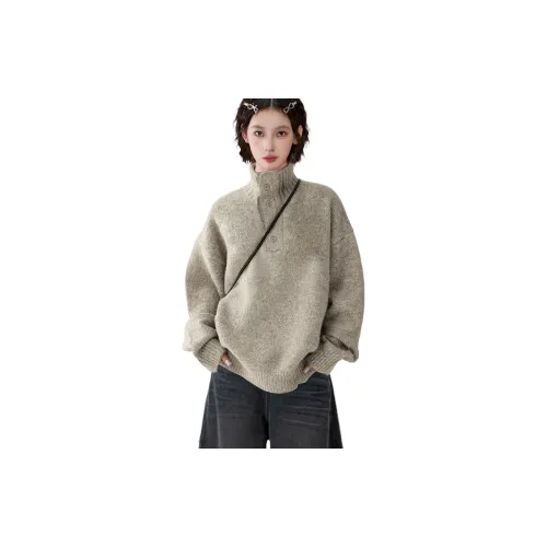 EVPGB Овсяный Серый Женский Трикотаж