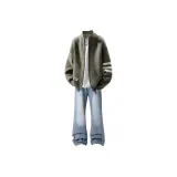 Хаки Серый & (7740) Светло-Синий