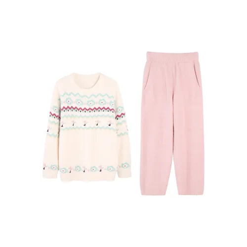 Aannsfam Гардения Бежевый Женские Пижамные Комплекты