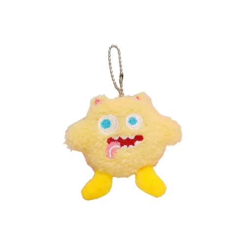 A Little Tide To Play Мультяшный Двуногий Монстр Красный Глаз Плюшевый Брелок 7 см Рекомендуемая Высота