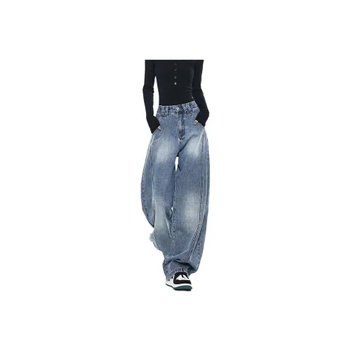 CASTLE WOODS Blue Women's Jeans CASTLE WOODS Синий Женские Джинсы