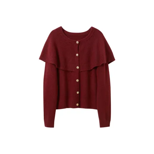 3COLOUR Бургунди Женский Трикотаж