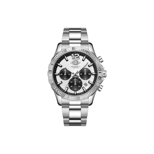 Dickies City Outdoor Collection Кварцевые часы механизм стальной ремешок белый циферблат унисекс