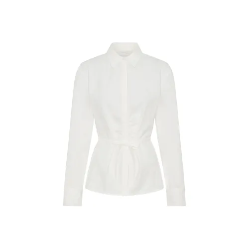 Meshki Галстук Спина Хлопок Рубашка Женские