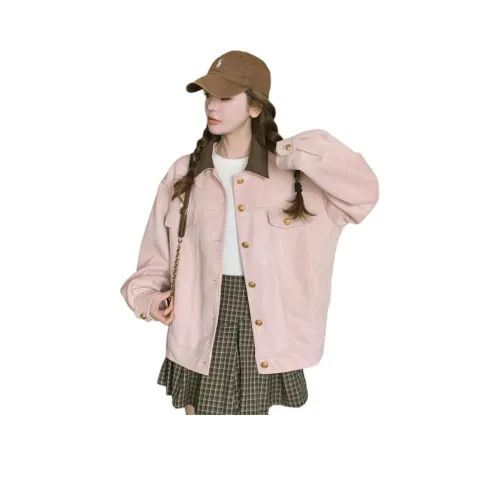 HKPXR Розовый Женский Куртки