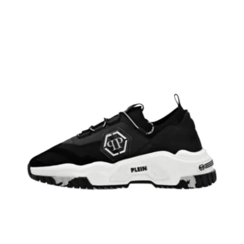 PHILIPP PLEIN Predator Tm Low Топ Повседневная обувь Женская Черный Белый