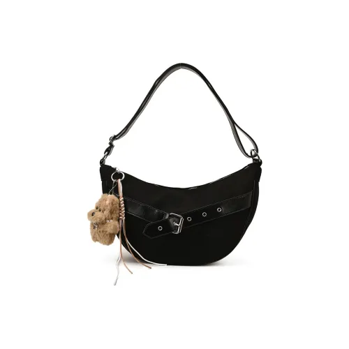 SHIJIA PU (полиуретан) замша Сумка через плечо Стандартная Женская Многоцветная