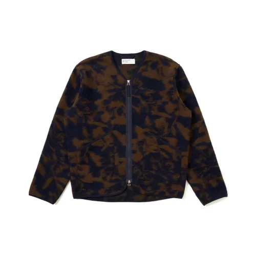 Universal Works Studio Флис Застежка-молния Подкладка Куртка Куртки Пальто Мужской