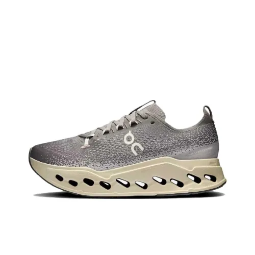 On Cloudsurfer Ma Амортизация Дышащий Поддерживающие Повседневные Беговые кроссовки Мужские Серые