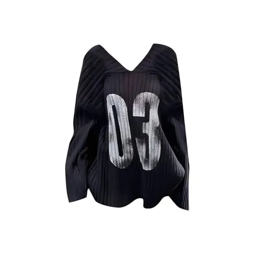 MO VOICE Черный Женский Трикотаж