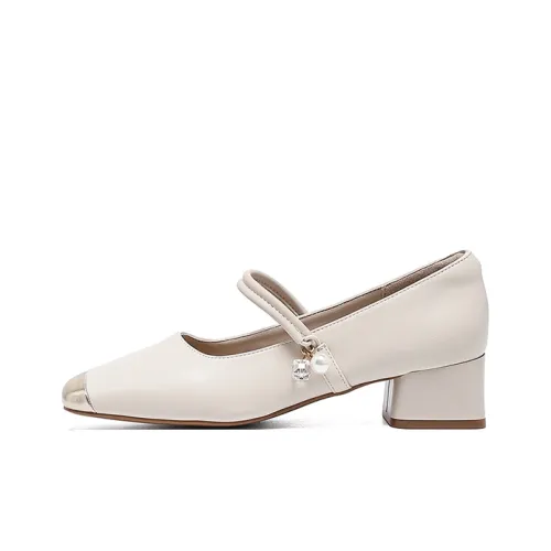 Daphne Грубый каблук Туфли Мэри Джейн 4CM Женские