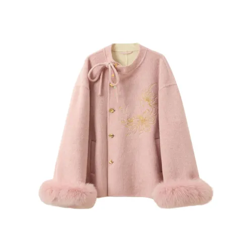3COLOUR Cherry Blossom Pink Women's Coat