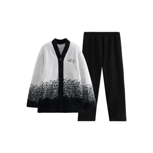 FENTENG FX26940607 Черный Мужской Пижамный Комплект