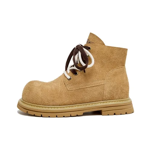 PLO CART Короткий MID Голень Мартин Boot 7 см Женские