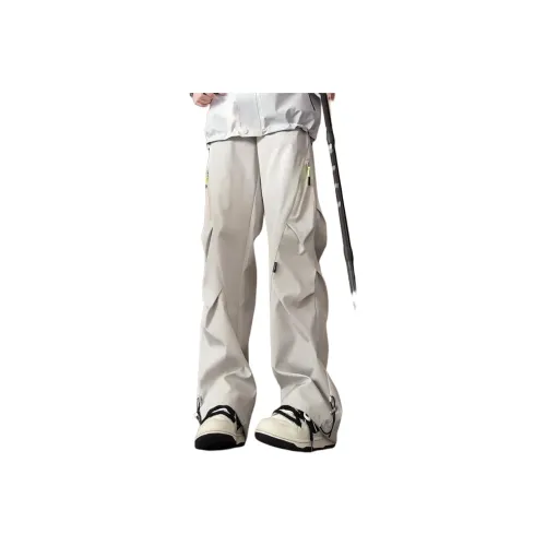 SHEXIU Бежевые Унисекс Повседневные Штаны