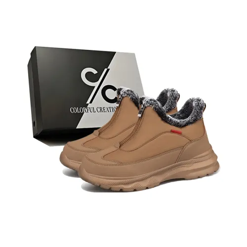 Colorful Creations Термический Увеличивающий Высоту Устойчивый к Износу Водонепроницаемый Противоскользящий Короткие Снежные Ботинки Унисекс