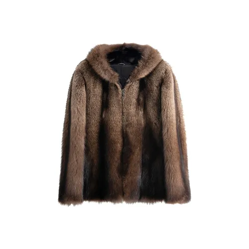 GIODIDANAO Мужская одежда Утолщенный мех Мужская