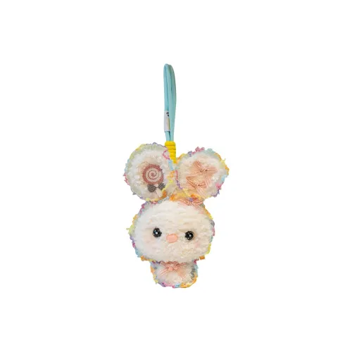 QUBENCHU Rainbow Кролик Плюшевый Брелок 20 см Высота