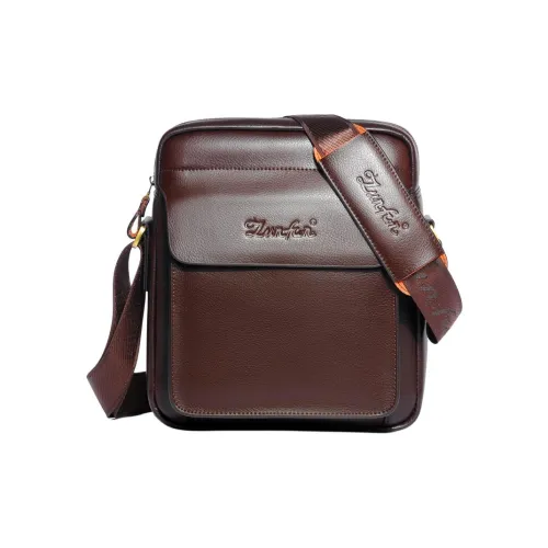 ZUNFAN Microfiber Leather Shoulder Bag Men's