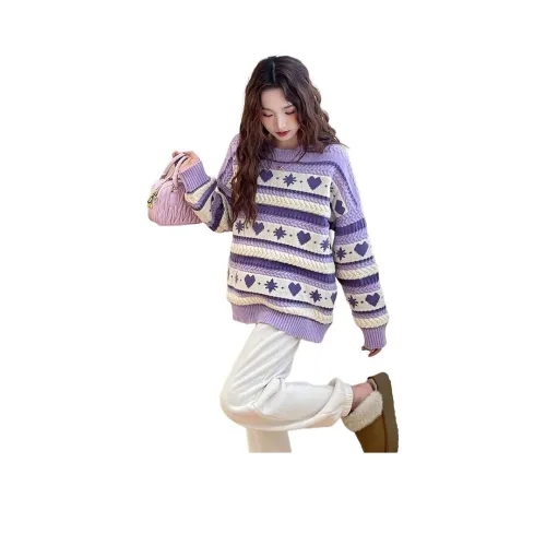 HAPG Фиолетовый Женский Трикотаж