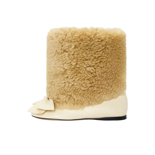 LOEWE Toy Ботильоны Женские Бежево-желтые