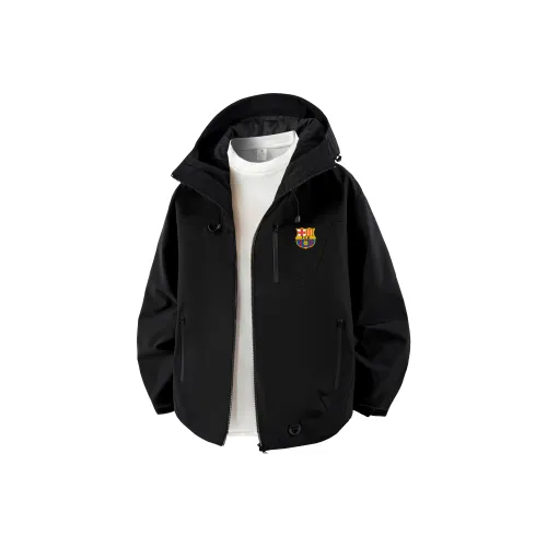 FCB ARCELONA Термический Водонепроницаемый Ветрозащитный Ветровка Унисекс