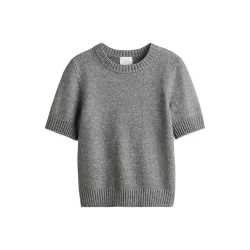 H M Серый Смешанный Цвет Женские Свитера