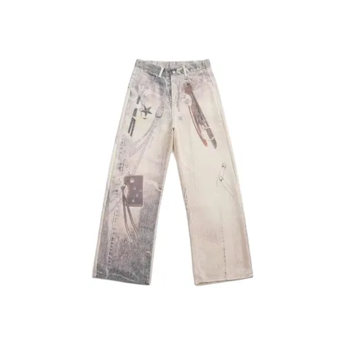 Wooden Rabbit Абрикос Мужские Джинсы