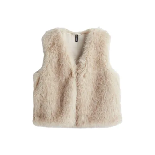 H M Светло-янтарный Женский топ без рукавов