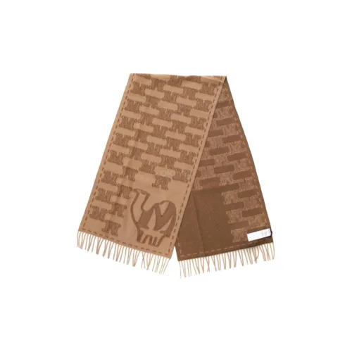 MaxMara Кашемир Вязаные Шарфы Женские Коричневый