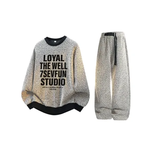 7 SEVFUN Черный Унисекс Пижамные комплекты