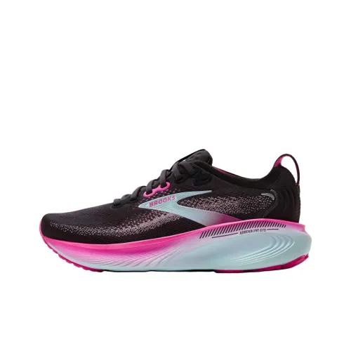 Brooks Adrenaline GTS 25 Дышащая Поддержка Повседневная Беговая Обувь Женская Черная Розовая