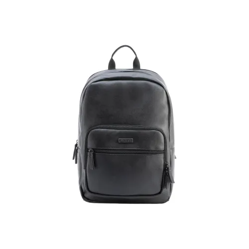 SWIZA Кожа Рюкзак Унисекс Чисто Черный