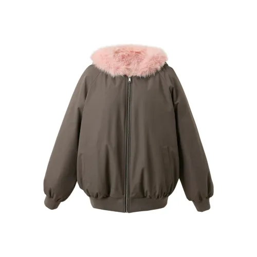 3COLOUR Тауповый Женский Пуховик